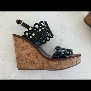 Tory Burch Wedge Sandals Sz 7